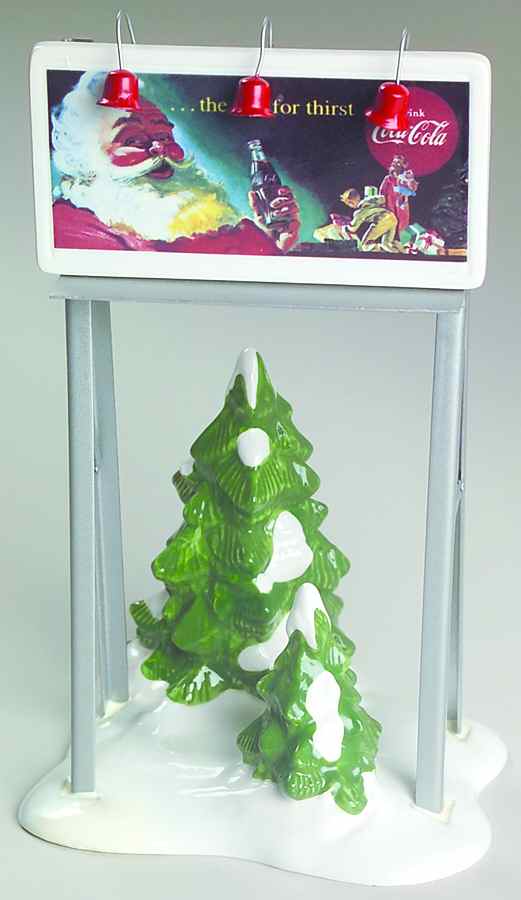 Snow Village Coca Cola Billboard - No Box by Department 56-1