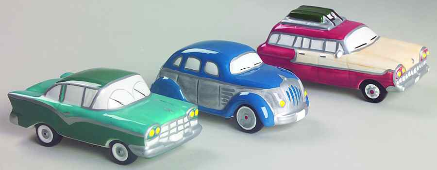 Snow Village Classic Cars-Boxed Set Of 3 - Boxed by Department 56-1
