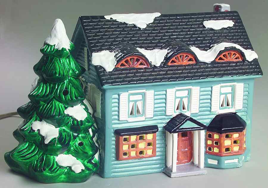 Snow Village Springfield House - Boxed by Department 56-1