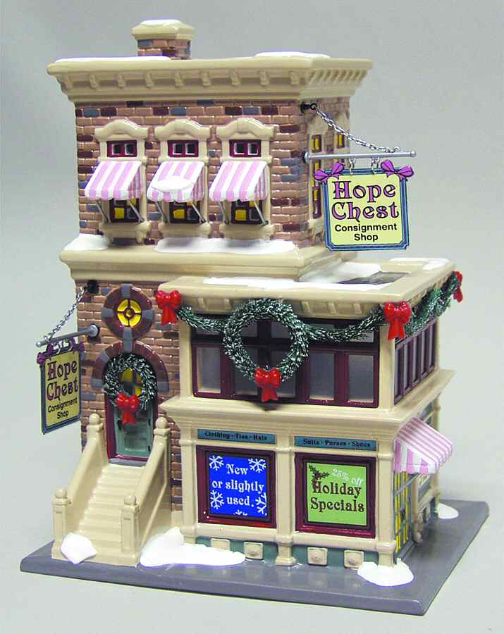 Snow Village Hope Chest Consignment Shop - by Department 56-1