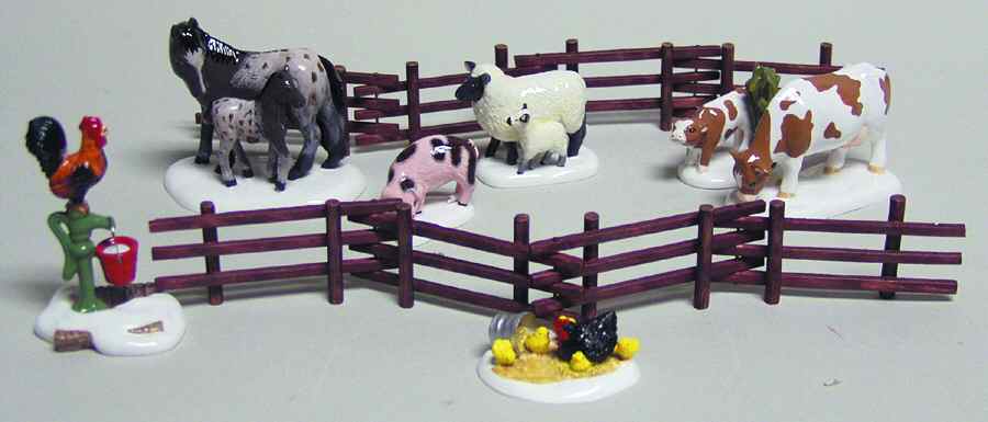Snow Village Animals On The Farm - Boxed by Department 56-1