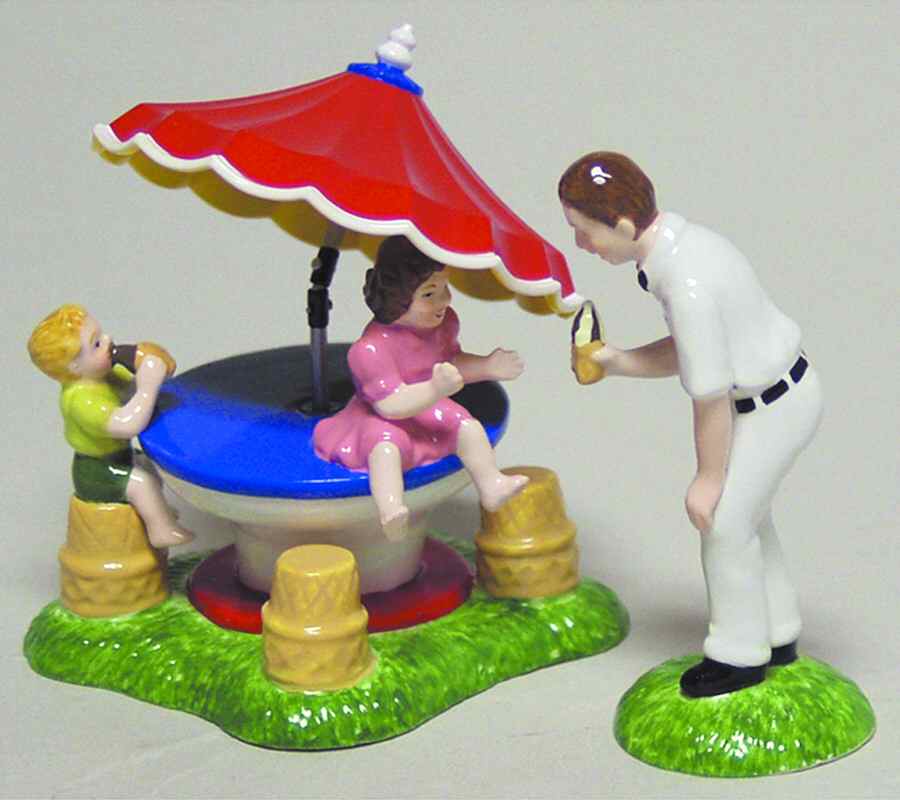 Snow Village Ice Cream For Everyone - Boxed by Department 56-1
