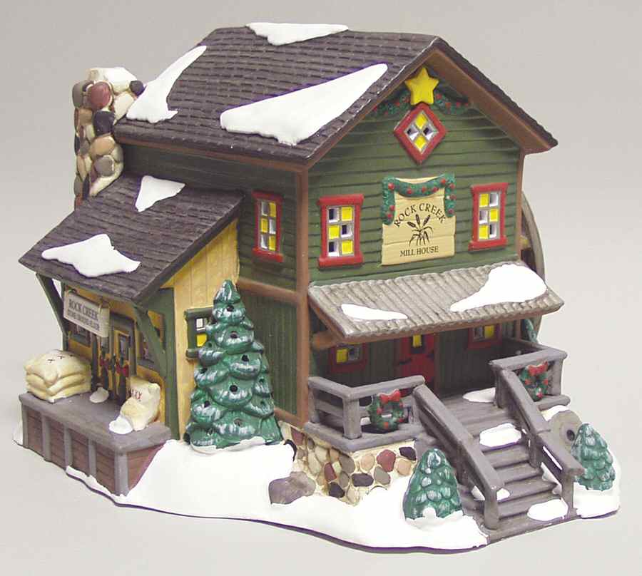 Snow Village Rock Creek Mill House - With Box by Department 56-1