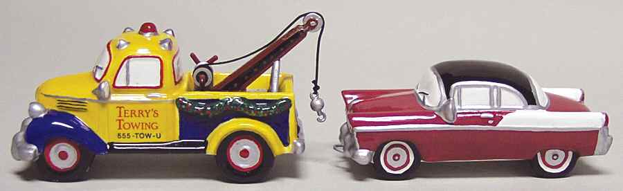 Snow Village Terry's Towing-Set Of 2 - Boxed by Department 56-1