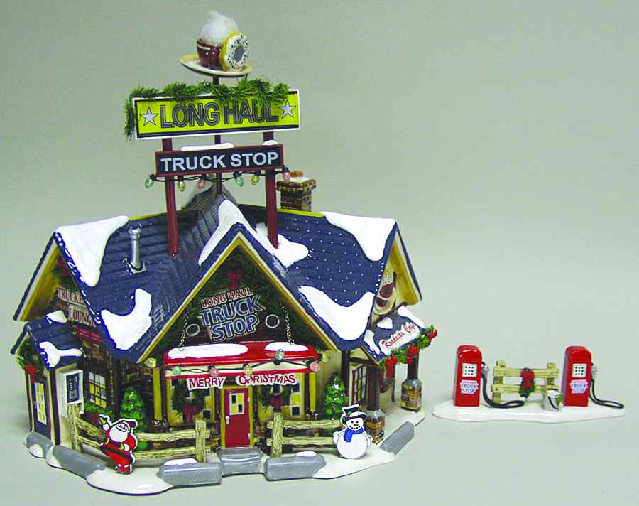 Snow Village Long Haul Truck Stop - by Department 56-1