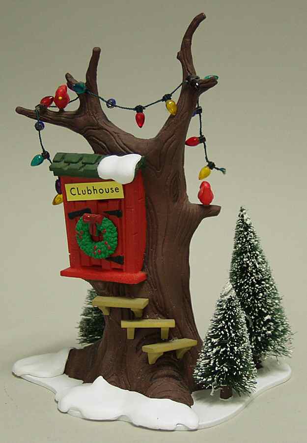 Snow Village Kids Tree House - With Box Bx368 by Department 56-1