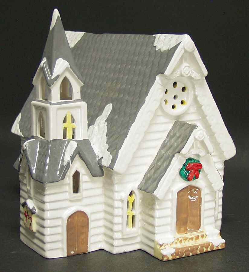 Snow Village Parish Church - Boxed by Department 56-1