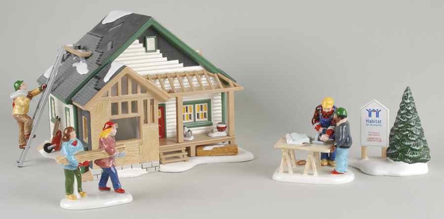 Snow Village A Home In The Making-Set Of 5 - Boxed by Department 56-1