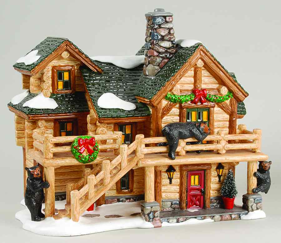 Snow Village Johnathan The Bear Man's Carving Studio - Nb628, No Box by Department 56-1
