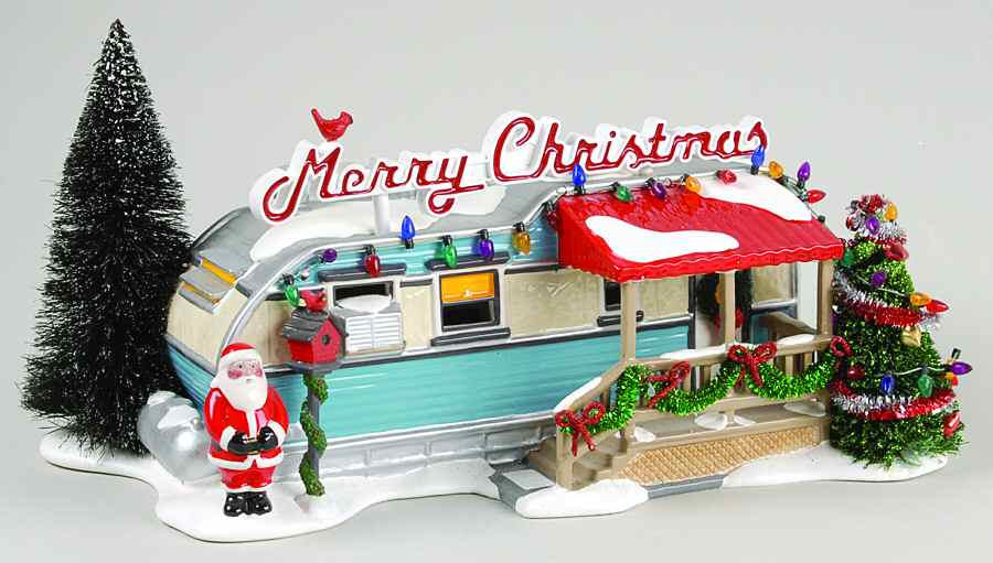 Snow Village Lot 56 Christmas Court - Boxed by Department 56-1