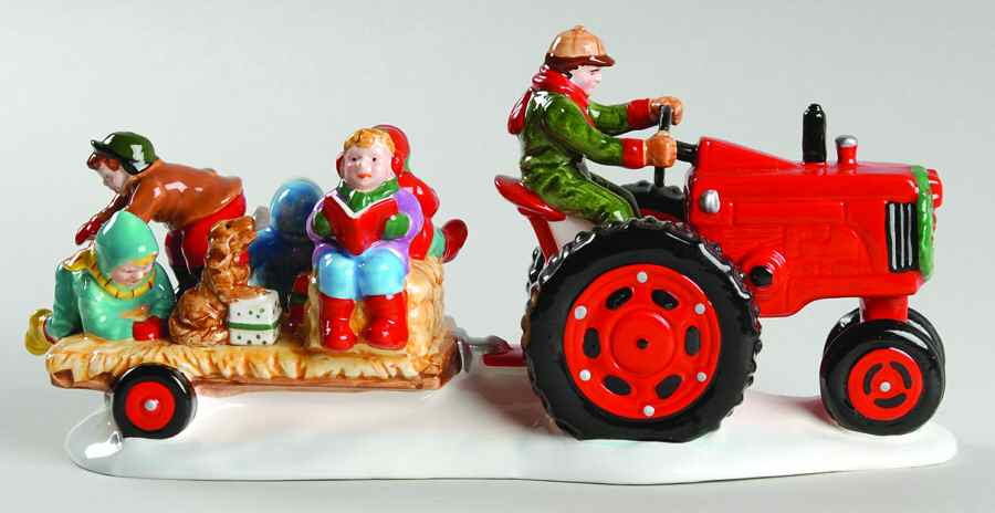 Snow Village Caroling At The Farm - No Box by Department 56-1