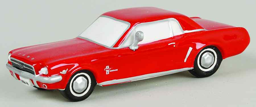 Snow Village 1964 1/2 Ford Mustang-Red - Boxed by Department 56-1