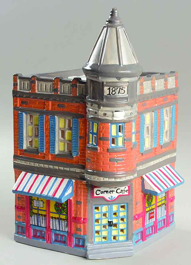 Snow Village Corner Cafe - Boxed by Department 56-1
