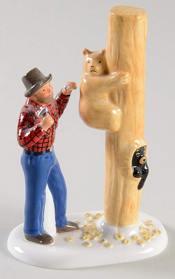 Snow Village Jonathan The Bear Man - Nb962, No Box by Department 56-1