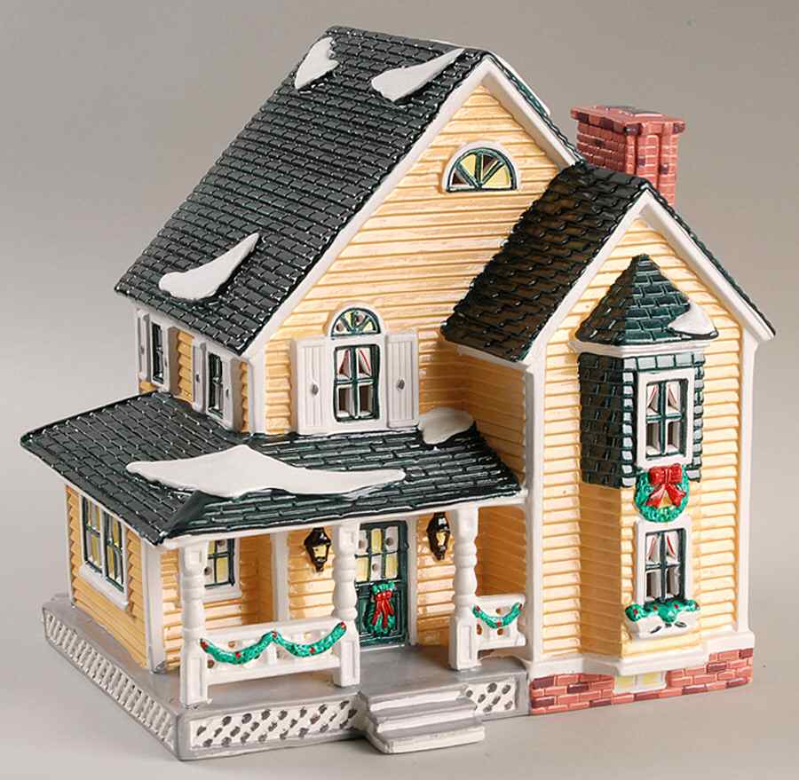Snow Village Woodbury House - No Box by Department 56-1