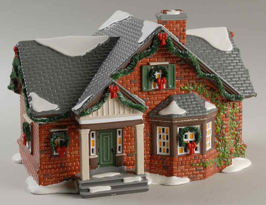 Snow Village Nokomis House - Nb765, No Box by Department 56-1