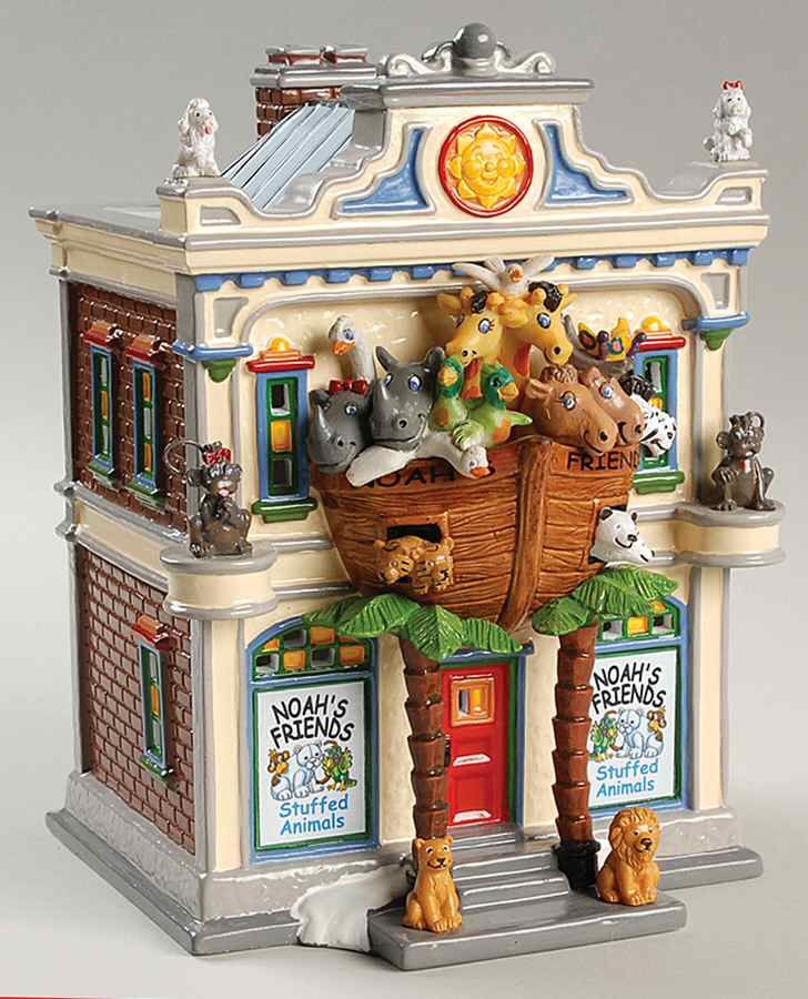 Snow Village Noah's Stuffed Animals - Nb764, No Box by Department 56-1