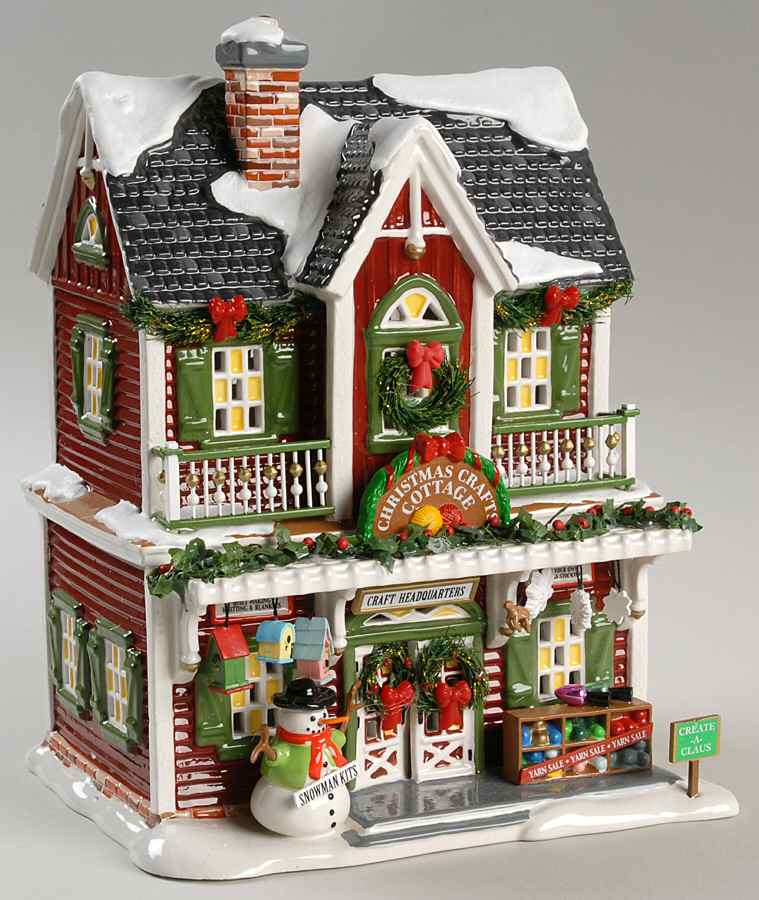 Snow Village Christmas Crafts Cottage - Nb659, No Box by Department 56-1
