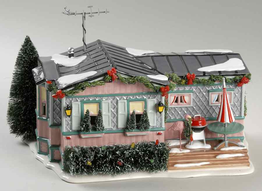 Snow Village Lot 57, Christmas Court - With Box Bx1043 by Department 56-1