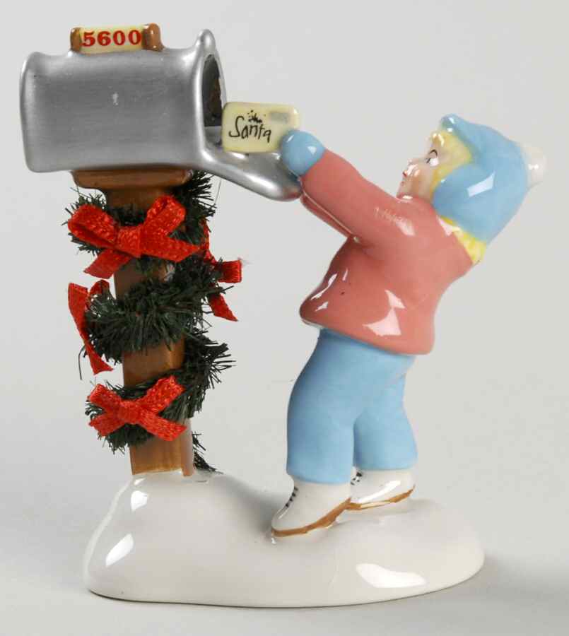 Snow Village A Letter To Santa - With Box Bx1023 by Department 56-1
