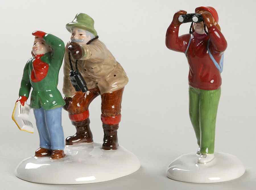 Snow Village Finding The Bird's Song - With Box Bx877 by Department 56-1