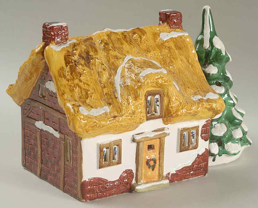 Snow Village English Cottage - Nb701, No Box by Department 56-1