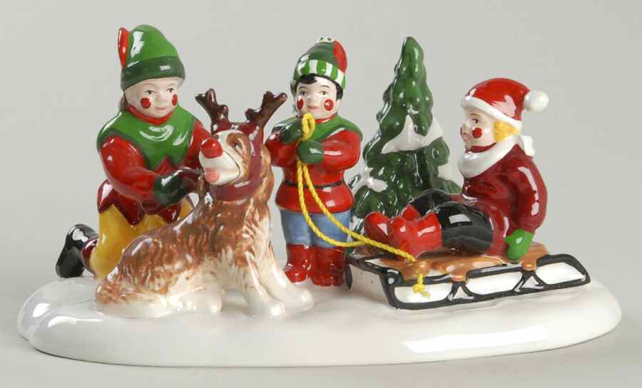 Snow Village Santa's Little Helper - With Box Bx878 by Department 56-1