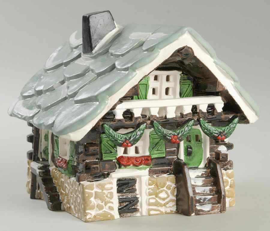 Snow Village Swiss Chalet - With Box Bx708 by Department 56-1