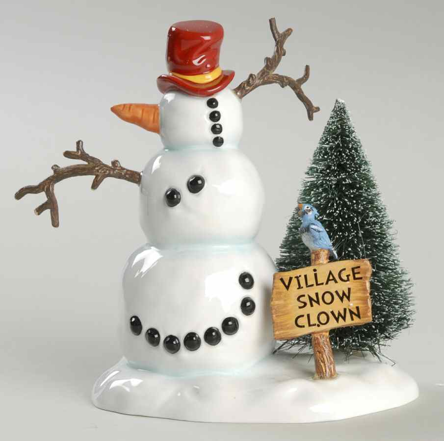 Snow Village Village Snow Clown - With Box Bx945 by Department 56-1