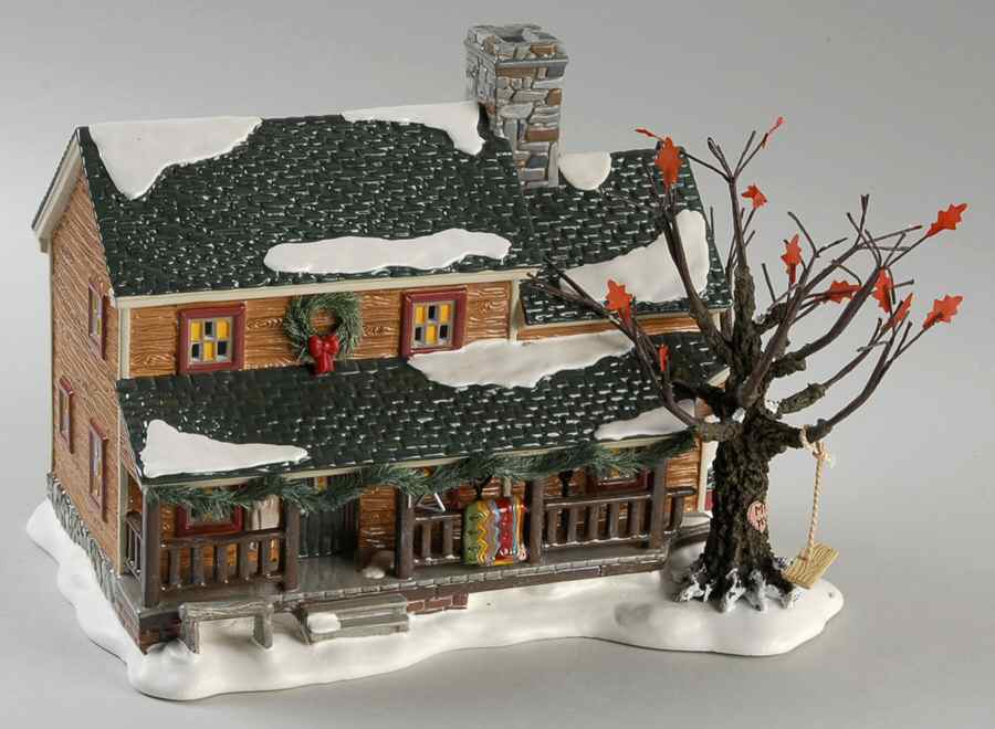Buck's County-Snow Village Buck's County Farmhouse - No Box by Department 56-1