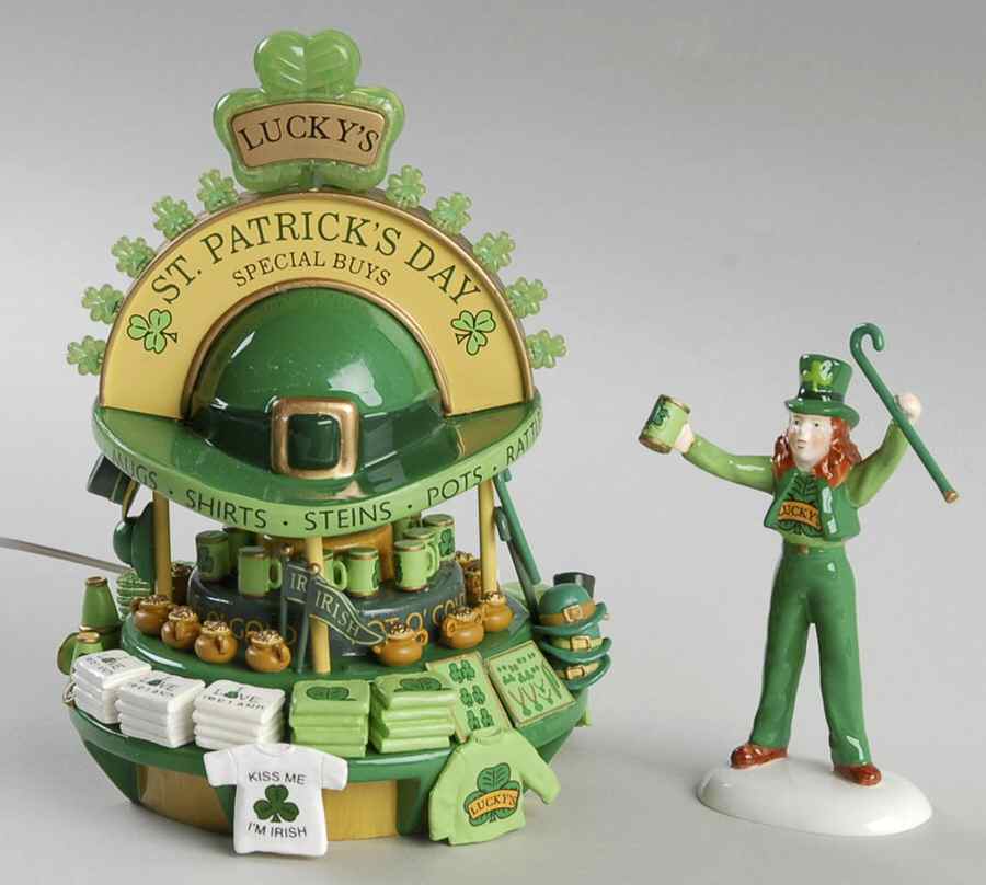 Snow Village Lucky's Irish Souvenirs - Nb941, No Box by Department 56-1