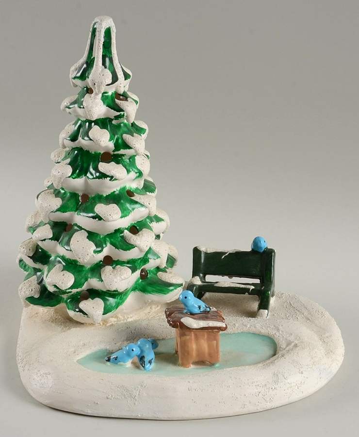 Snow Village Duck Pond - Nb682b No Box by Department 56-1