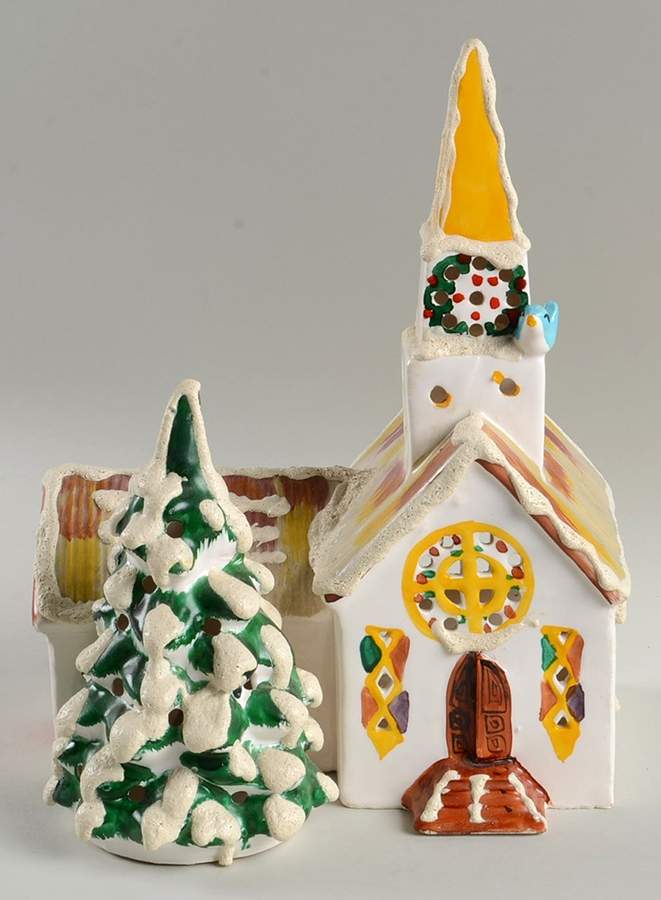 Snow Village Steepled Church - Boxed by Department 56-1