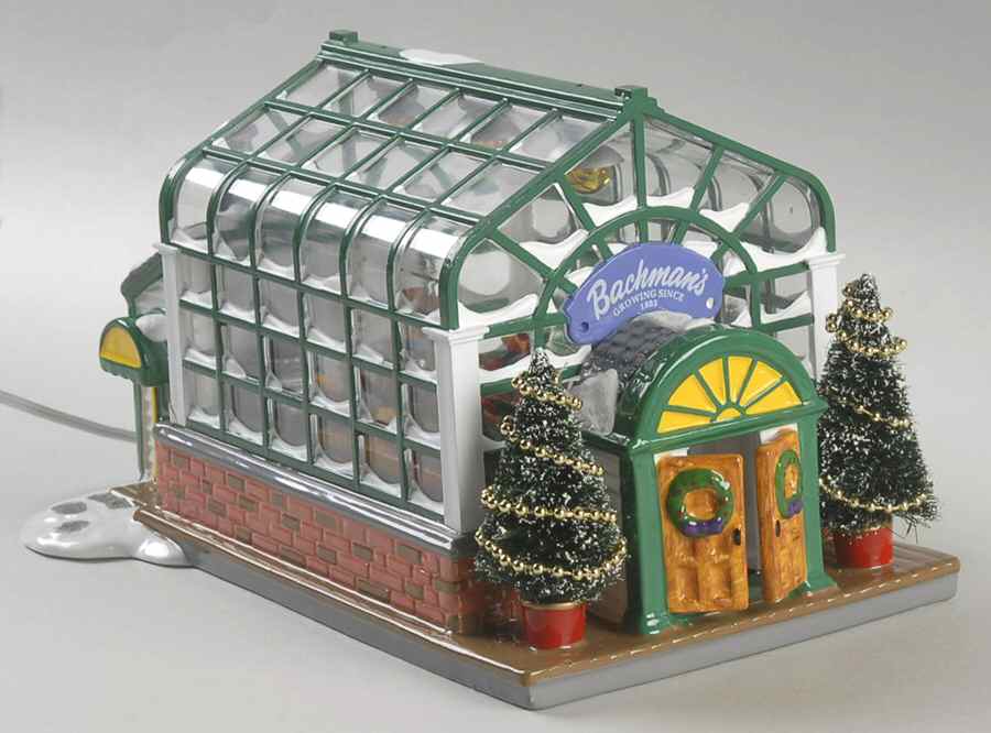 Snow Village The Bachman's Greenhouse - Bx1092 With Box by Department 56-1