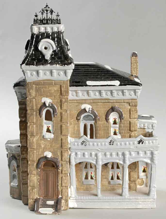 Snow Village Delta House - No Box by Department 56-1