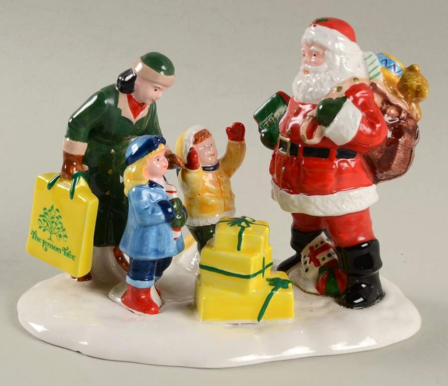 Snow Village A Visit With Santa-Lemon Tree - No Box by Department 56-1