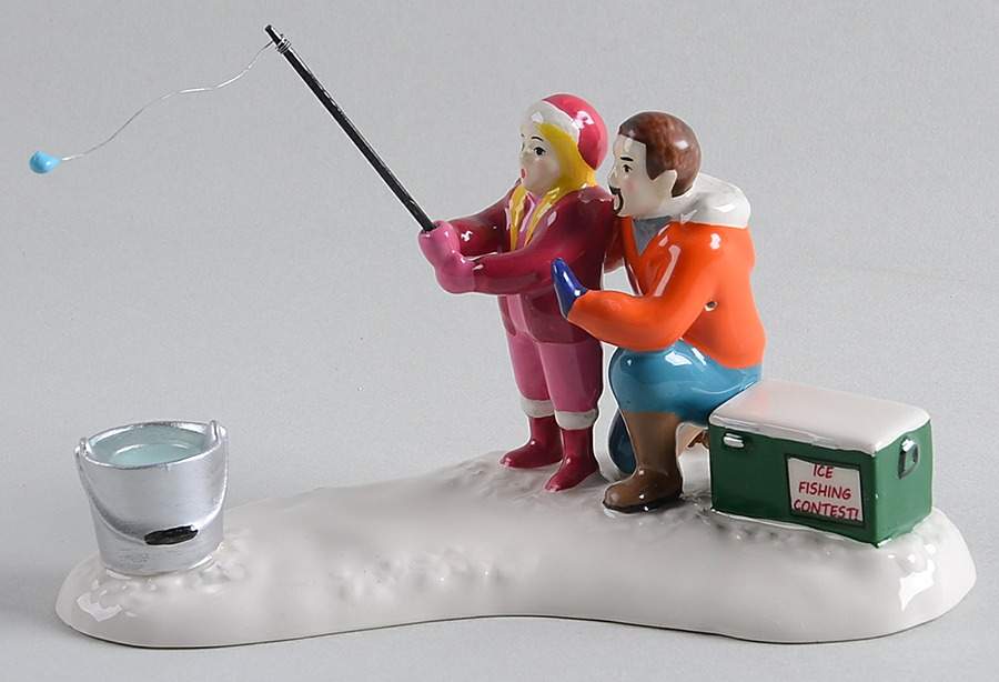 Snow Village Casting For The Opener - With Box Bx1267 by Department 56-1