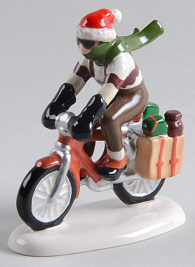 Snow Village Bike Season Every Season - With Box Bx1263 by Department 56-1