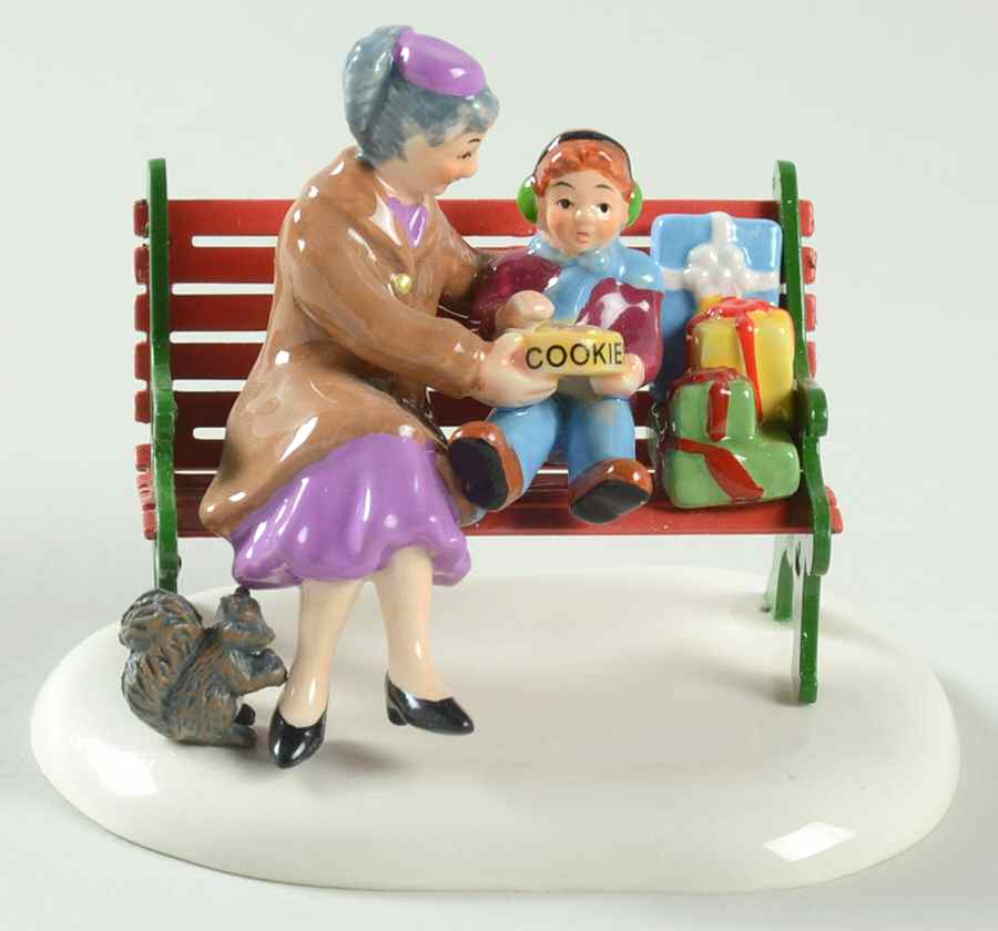 Snow Village Cookies From Carol's - With Box Bx1078 by Department 56-1