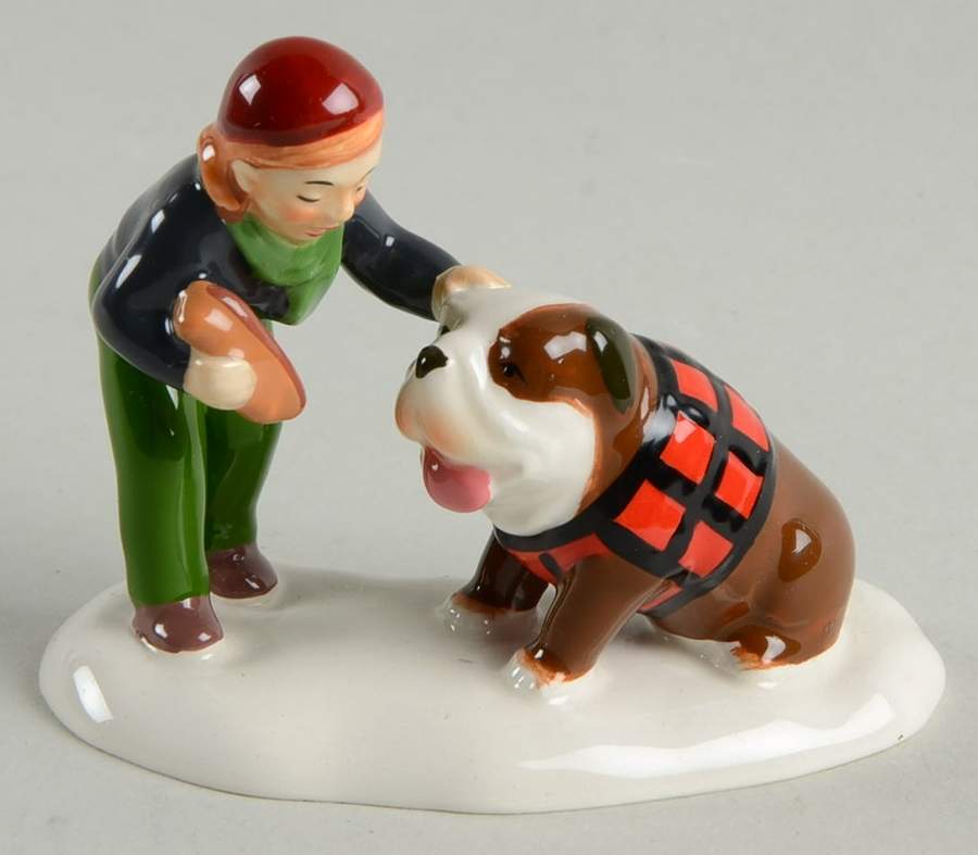 Snow Village Dog For The Dog - No Box Nb1234 by Department 56-1