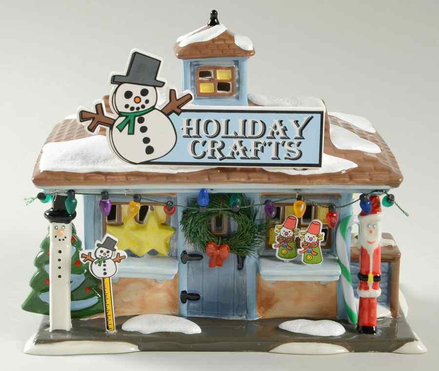 Snow Village Holiday Crafts - Bx1100 With Box by Department 56-1