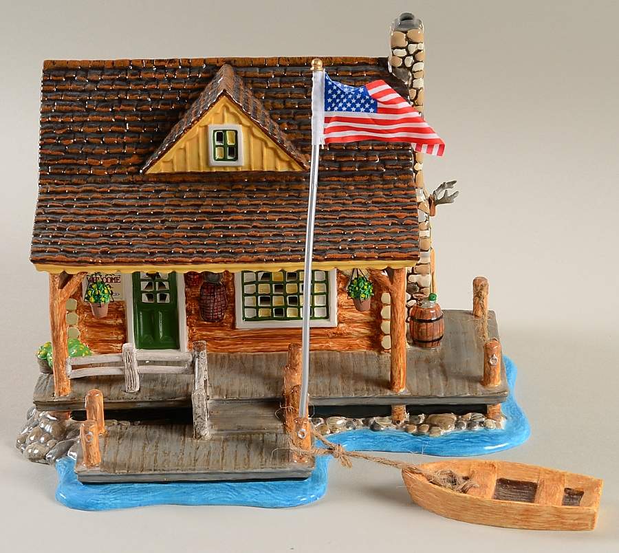 Snow Village Grandpap's Cabin - With Box Bx840 by Department 56-1