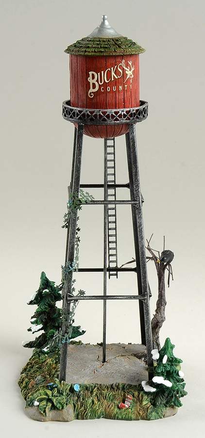 Buck's County-Snow Village Buck's County Water Tower - Boxed by Department 56-1