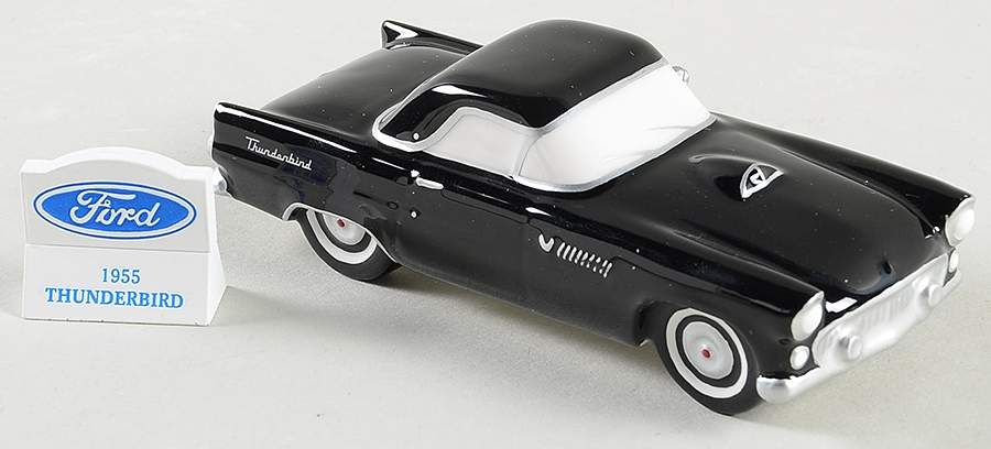 Snow Village 1955 Ford Thunderbird-Black - With Box Bx1242 by Department 56-1