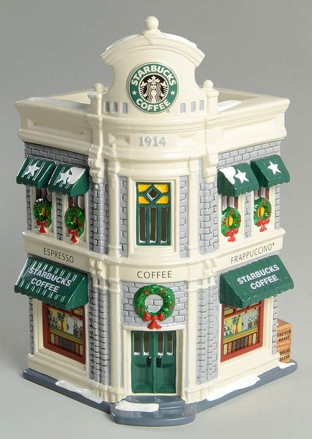 Snow Village Starbucks Coffee - Boxed by Department 56-1