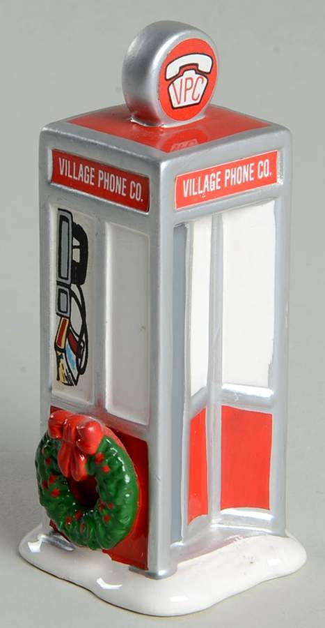 Snow Village Village Phone Booth - No Box by Department 56-1