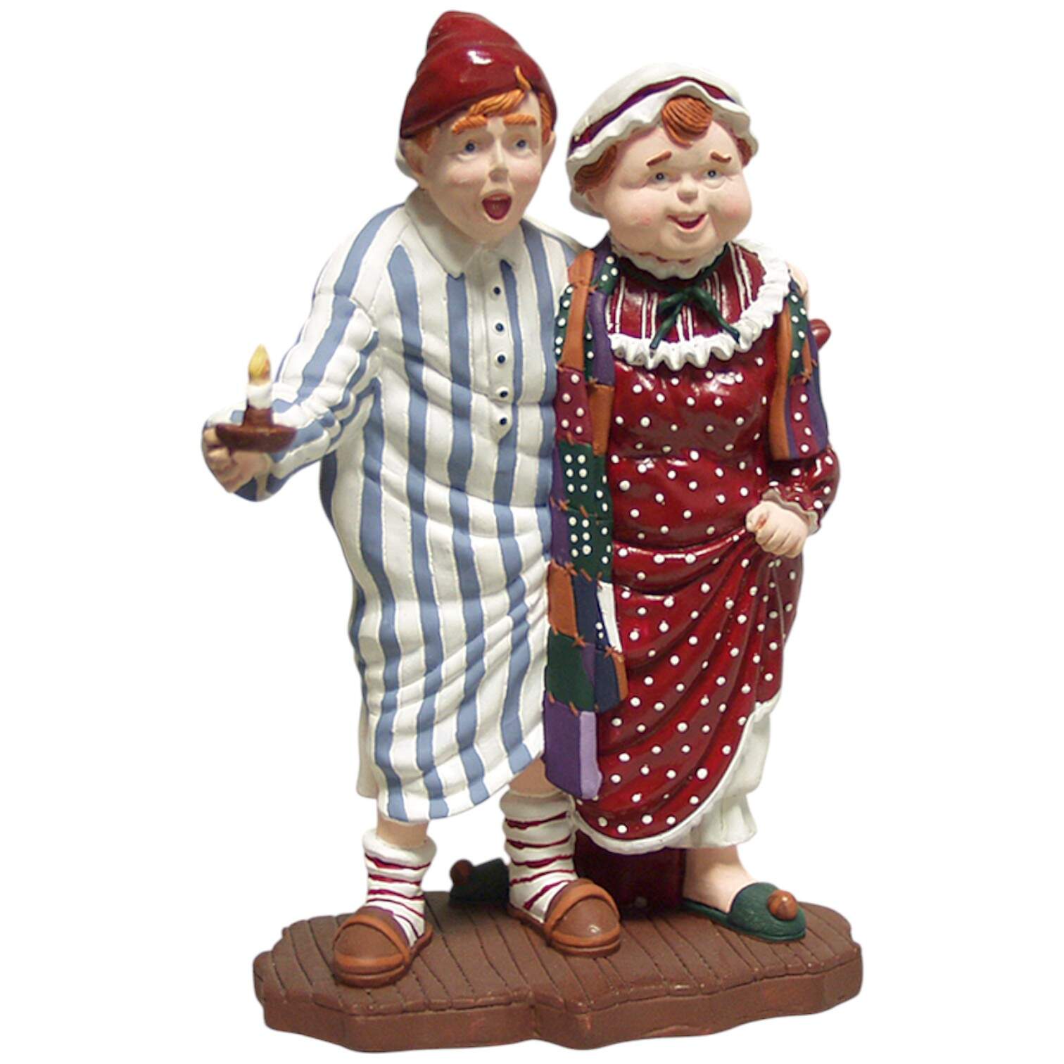 All Through The House Mama In Kerchief & Papa In Cap - Boxed by Department 56-1