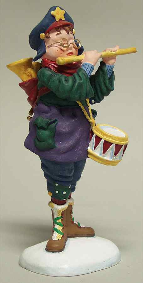 All Through The House Fletcher Playing Flute - Boxed by Department 56-1