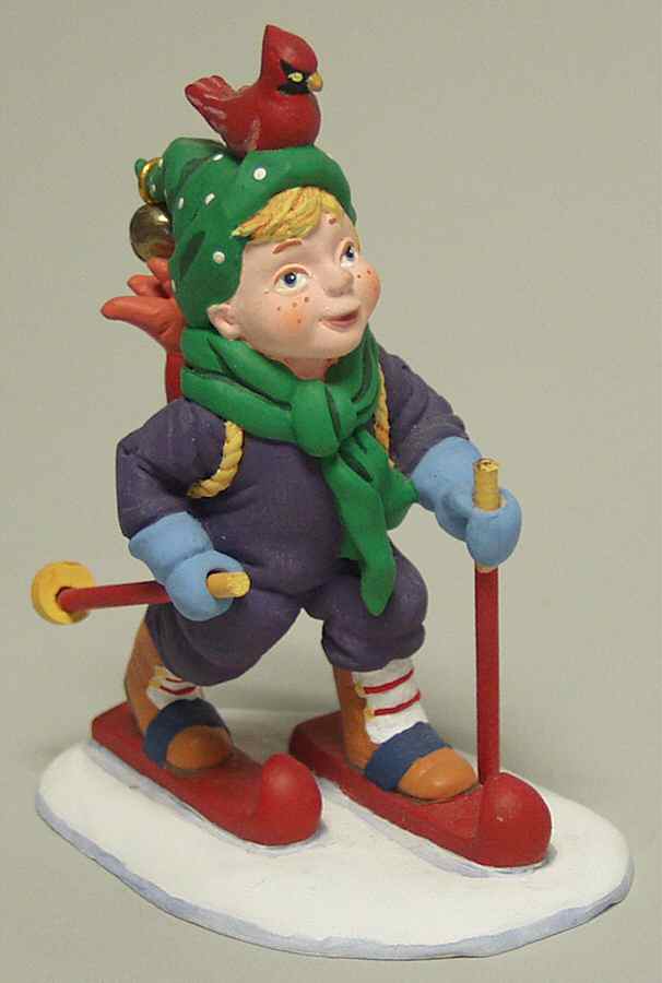 All Through The House Steven Skis On New Fallen Snow - Boxed by Department 56-1