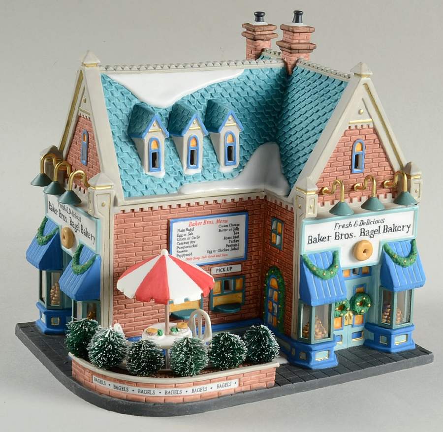 Christmas In The City Baker Bros. Bagel Bakery - Boxed by Department 56-1